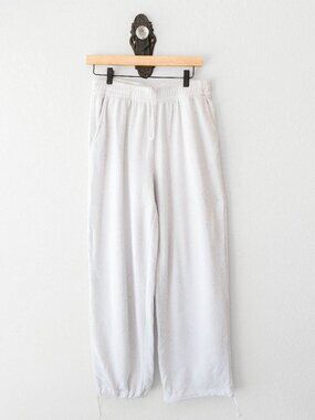 Colsie Speckled Sweatpants Medium White Joggers Drawstring Lounge Pants Casual
